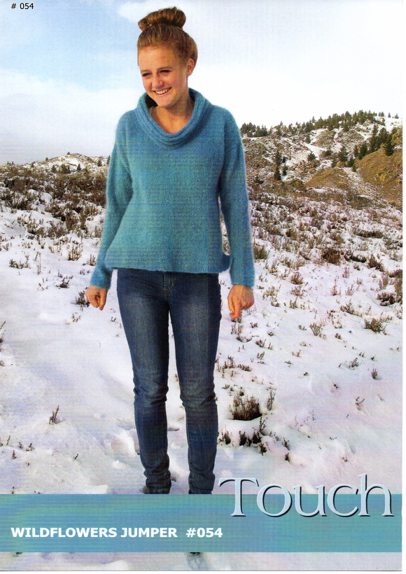 Wildflowers Jumper #054 By Touch Yarns