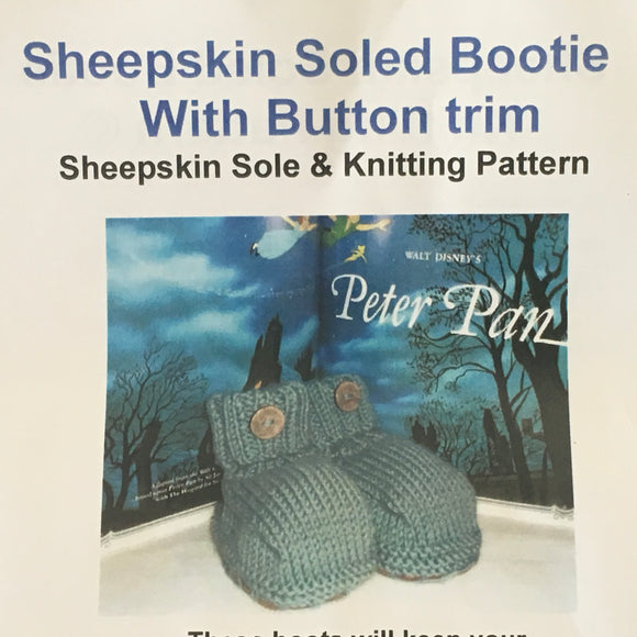 Sheepskin Slipper Sole Bootie Kit