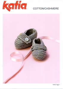 Baby's Booties #TX572 By Katia