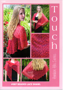 Beaded Lace Shawl #087 By Touch Yarns