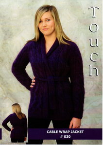 Cable Wrap Jacket #030 By Touch Yarns