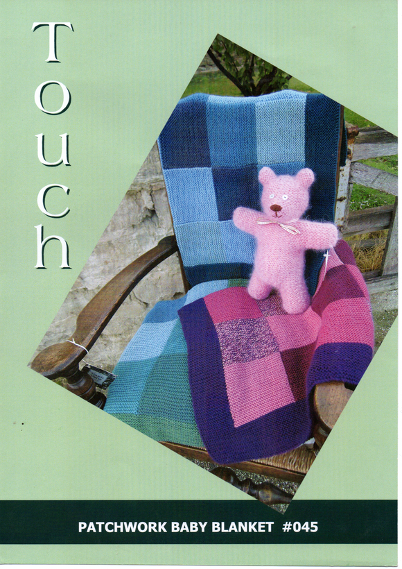 Patchwork Baby Blanket #045 By Touch Yarns