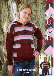 Childrens Hoodie #028 By Touch Yarns