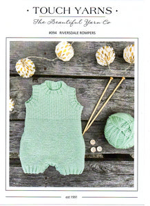 Riversdale Rompers #094 by Touch Yarns